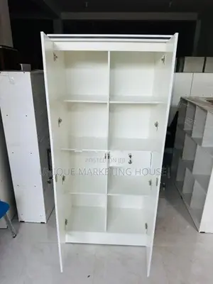 MODERN FULL SHELF 2D WHITE CUPBOARDS
