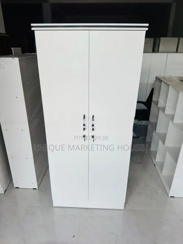 MODERN FULL SHELF 2D WHITE CUPBOARDS