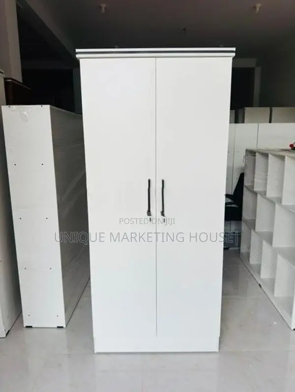 MODERN FULL SHELF 2D WHITE CUPBOARDS