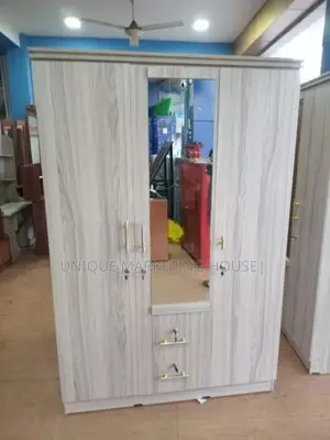 MODERN AMERICAN WHITE 3D MELAMINE WARDROBES