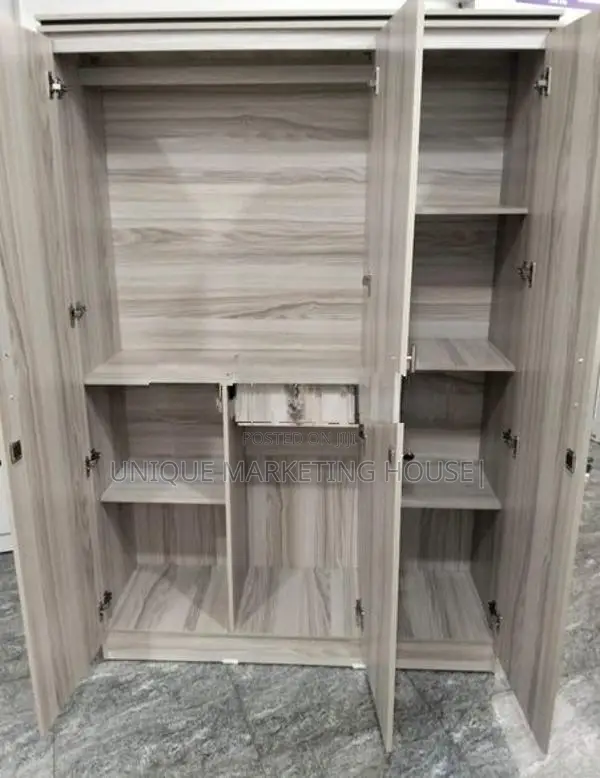 MODERN AMERICAN WHITE 3D MELAMINE WARDROBES