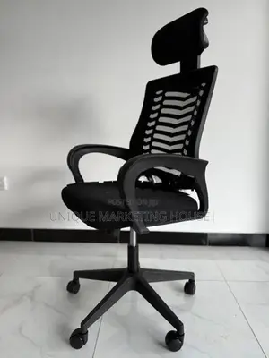 IMPORTED ZEBRA H/REST OFFICE CHAIR WITH