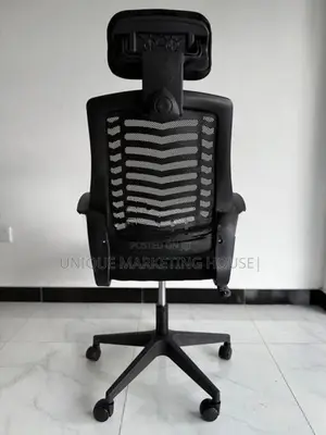 IMPORTED ZEBRA H/REST OFFICE CHAIR WITH