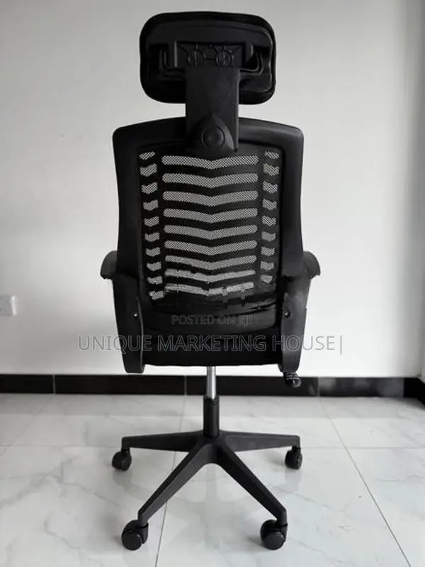 IMPORTED ZEBRA H/REST OFFICE CHAIR WITH