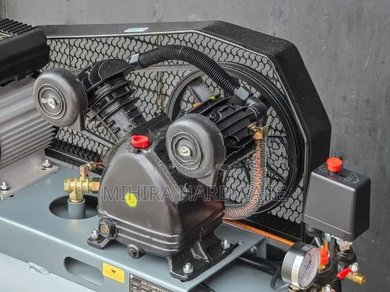 100 Liters Double Piston Head 8 Bar VBW by Men Air Compressor 2 HP