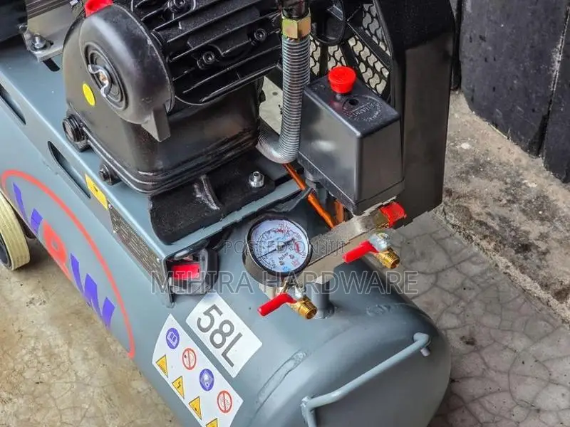 58L 2HP VBW (by MEN) Air compressor belt driven double piston