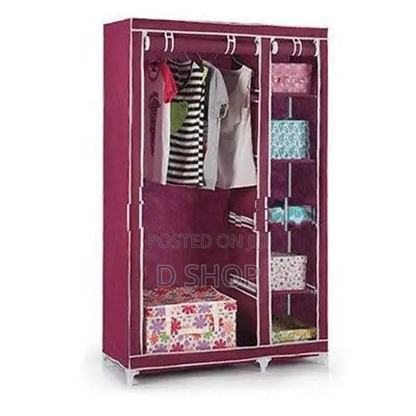 Wardrobe Cloth 2 Door Cupboard Roll up Cover *** Durable Storage