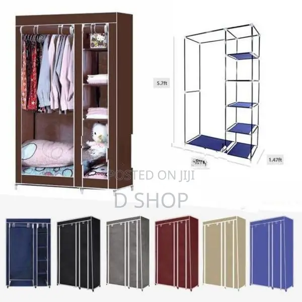 Wardrobe Cloth 2 Door Cupboard Roll up Cover *** Durable Storage