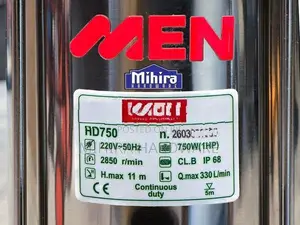 2 Men HD750 Cutter Blade Sludge Dirty Water Submersible Pump Motor Jab