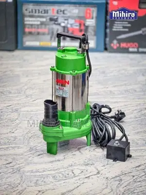 Men HD550 Cutter Blade Submersible Sludge Dirty Water Pump Motor Jabos