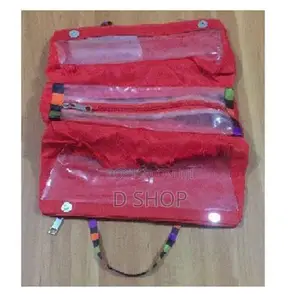 Travel Cosmetics Red Bag Cosmetic Organizer