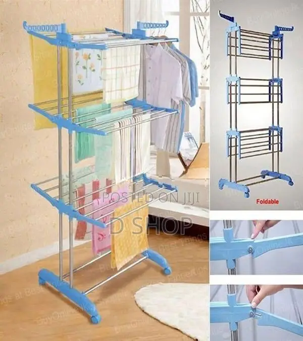 Three Layer Clothes Rack - High Quality Cloth Dryer