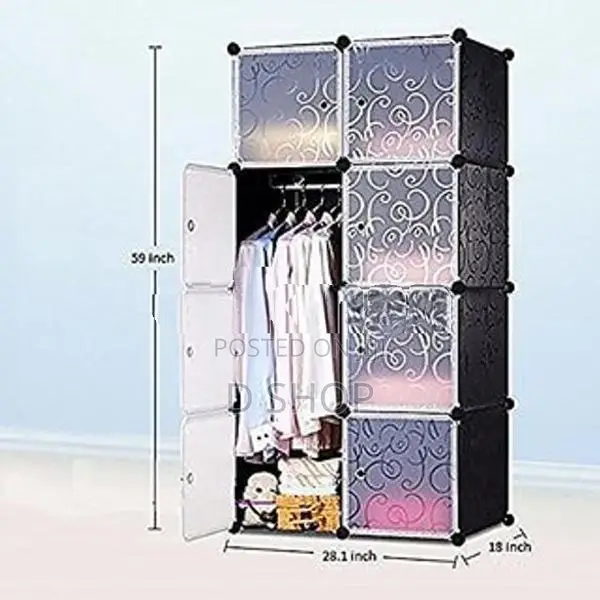 8 Cube Doors DIY Wardrobe Cupboard