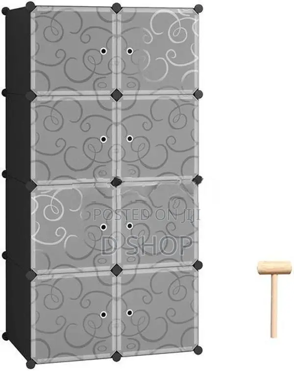 8 Cube Doors DIY Wardrobe Cupboard