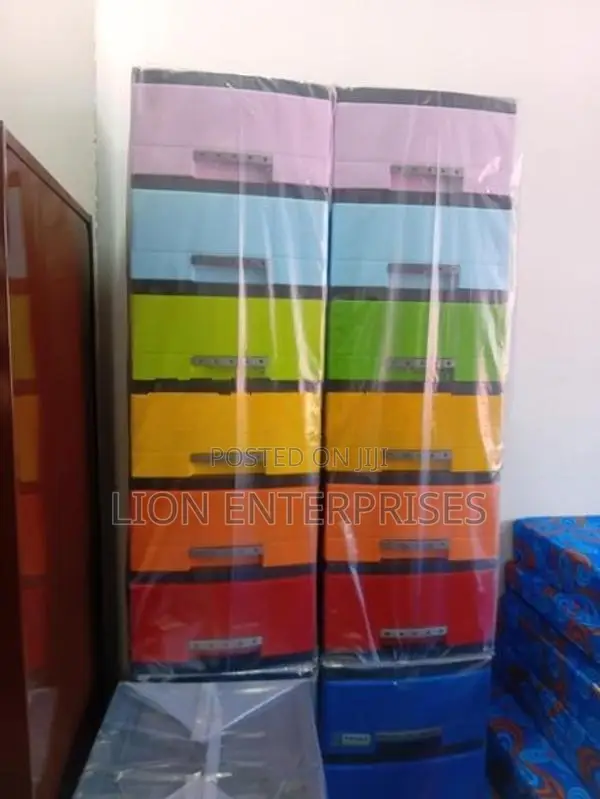 6 Drawer plastic cupboard