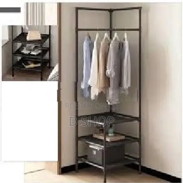 Coat Rack & Shoe Foldable - Multi Function Corner