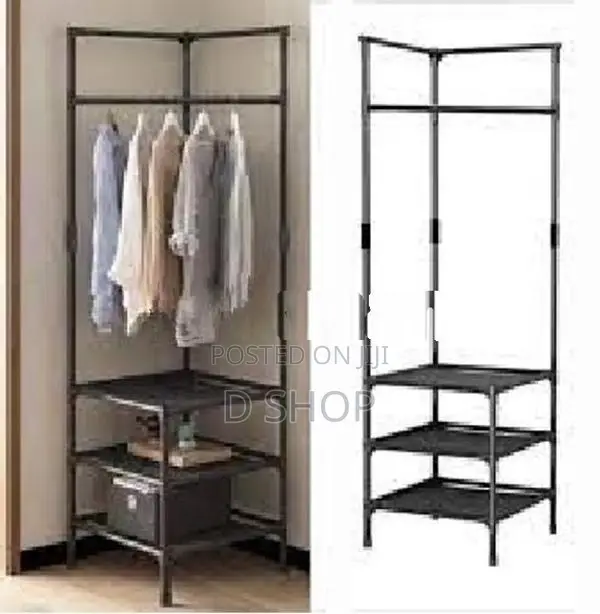 Coat Rack & Shoe Foldable - Multi Function Corner