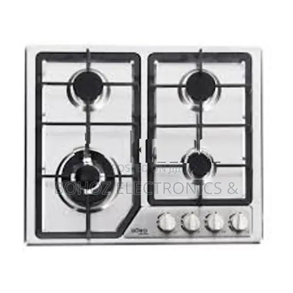 Evvoli Cooker Hob 4 Burner Stainless Steel