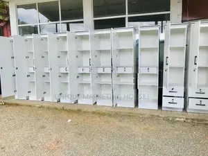 MODERN FULL WHITE SINGLE DOOR SMART CUPBOARDS