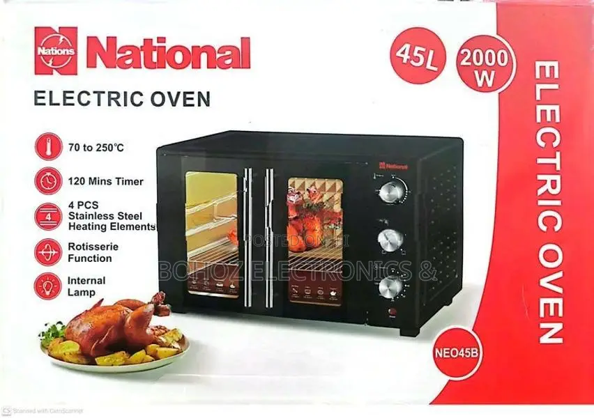 NATIONAL 45L ELECTRIC OVEN NEO45B