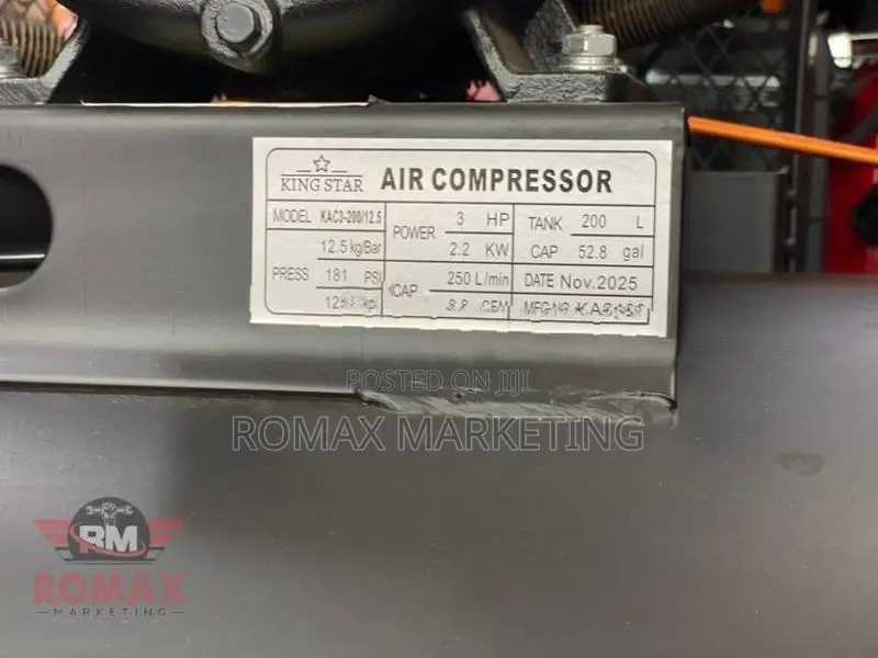 200L Air Compressor – Heavy Duty Industrial Power Kingstar