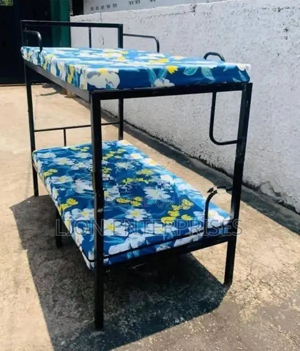 Steel Bunker Bed with 2 Mattrees