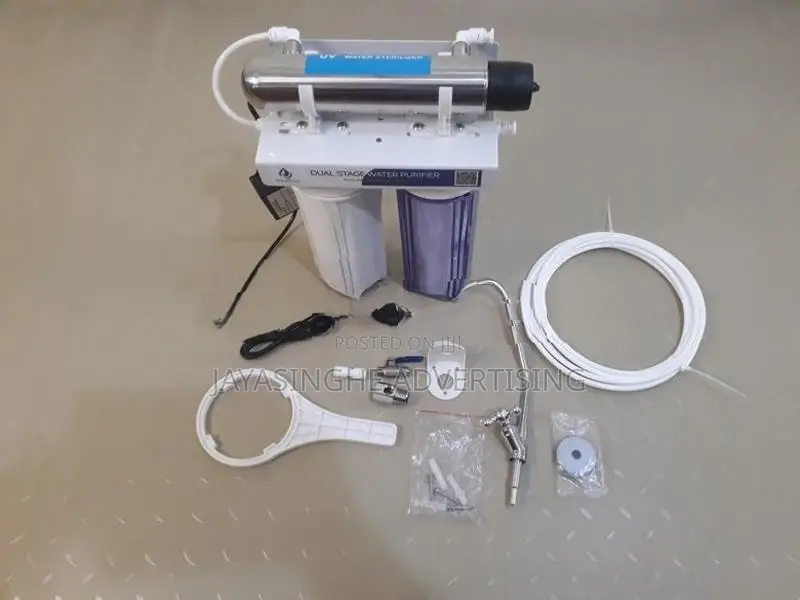 Double Housing Line Water Filter With Ultra Violet (U.V.Filter)