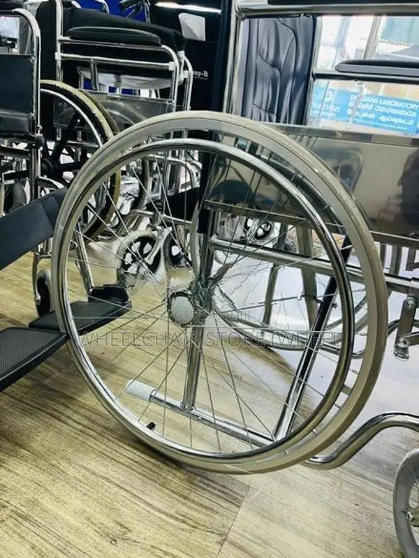 Wheelchair Crome Plated Steel Frame