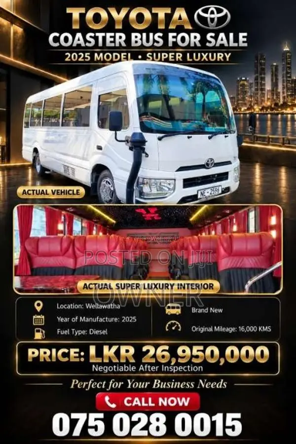 Toyota Coaster 2025 Bus (Used)