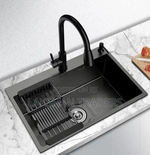 Euro Kitchen Sink Luxury Stainless Steel 60 45cm