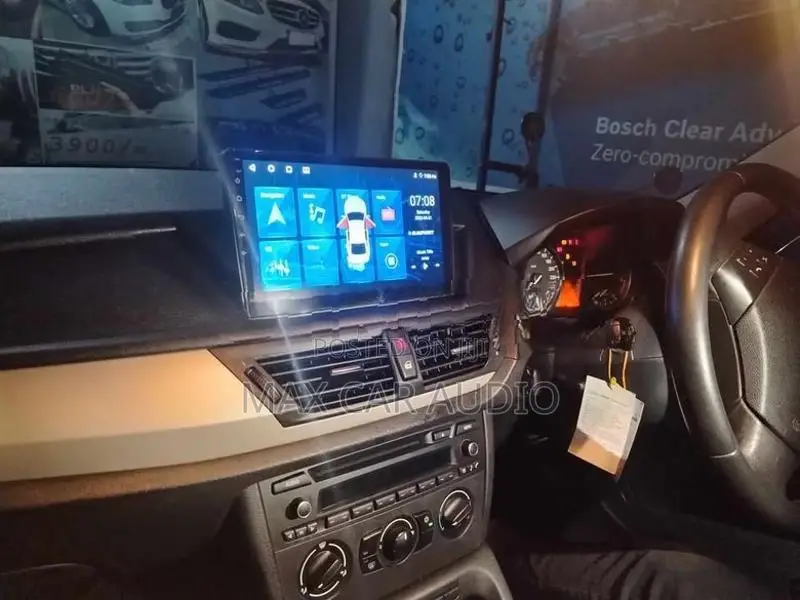 BMW X1 Car Audio Android Setup with Panel