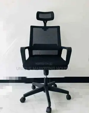 IMPORTED SQ BLKOffice Chair WITH H/REST