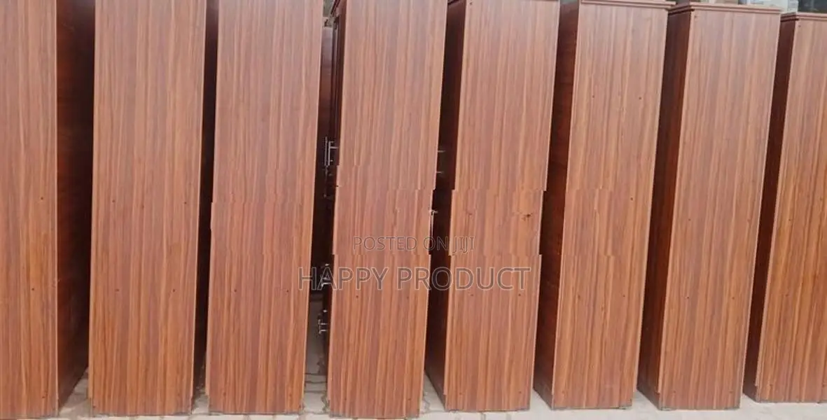 3 Door Melamine Design Wardrobe - Almari
