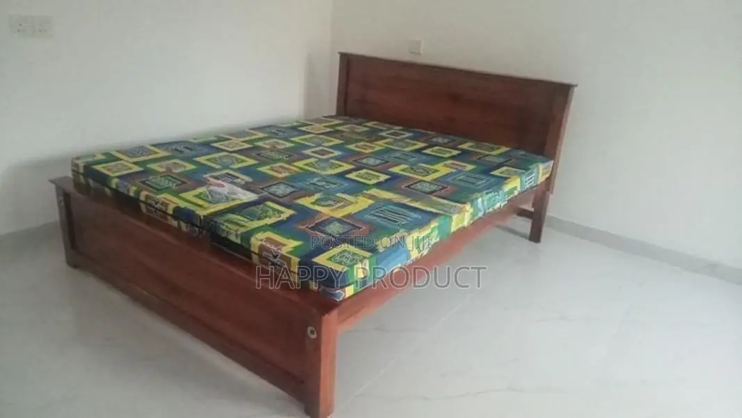 72*60 Queen Size Design Box Bed with Double Layer Mattress