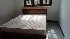 72x60 Queen size Teak box bed and arpico spring mattress