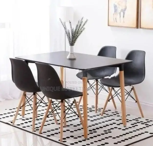 Imported Eggy Dinning Table with 4 Chairs