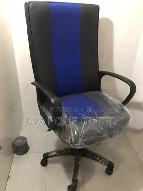 ECH002 Blue Hi Bk Office Chair