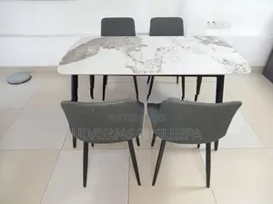 Granite Dining Table with Chairs