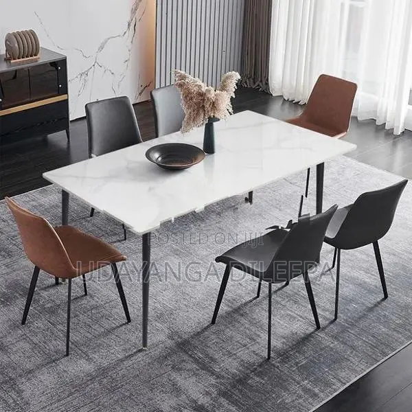 Granite Dining Table with Chairs
