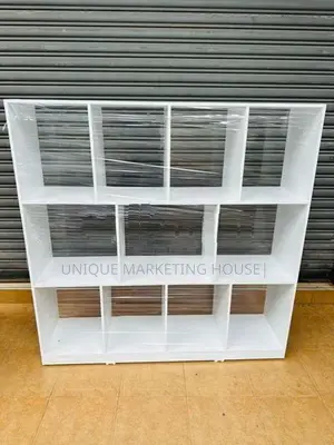 Modern 4x4 White Design Racks
