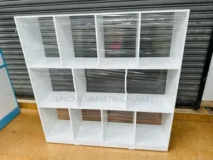 Modern 4x4 White Design Racks