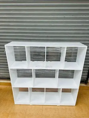 Modern 4x4 White Design Racks