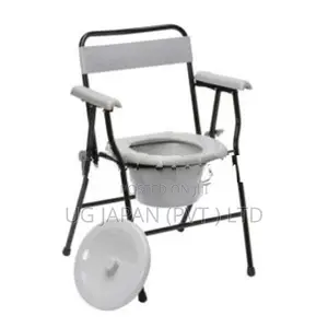 Commode Chair Gray - Foldable