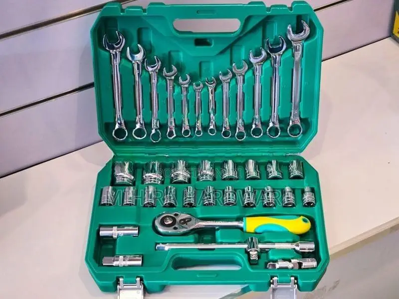 37 Pcs Combination Wrench Key & Box Socket Set Feibao 1209 Hand Tool K