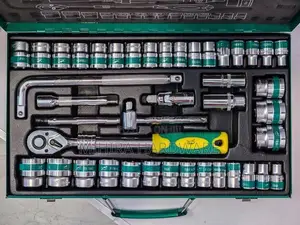 Box Socket Set 41 Pieces ( FEIBAO 18-1204 ) Key Kit 1/2" Inches Mm