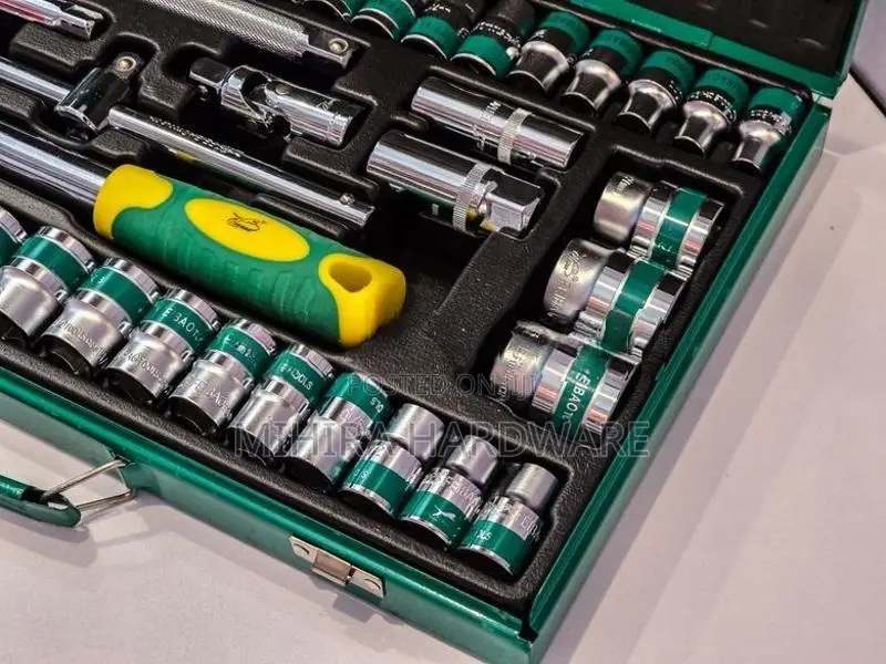 Box Socket Set 41 Pieces ( FEIBAO 18-1204 ) Key Kit 1/2" Inches Mm