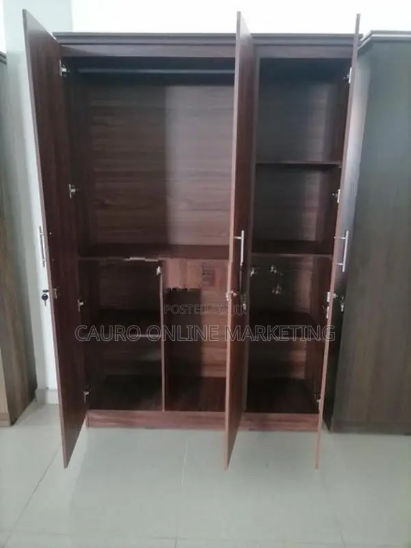 New Melamine 6*4 Cupboard 3 Door Wardrobe