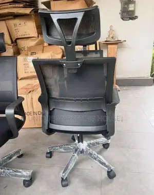 Imported Sq Mesh Office Chair with H/rest