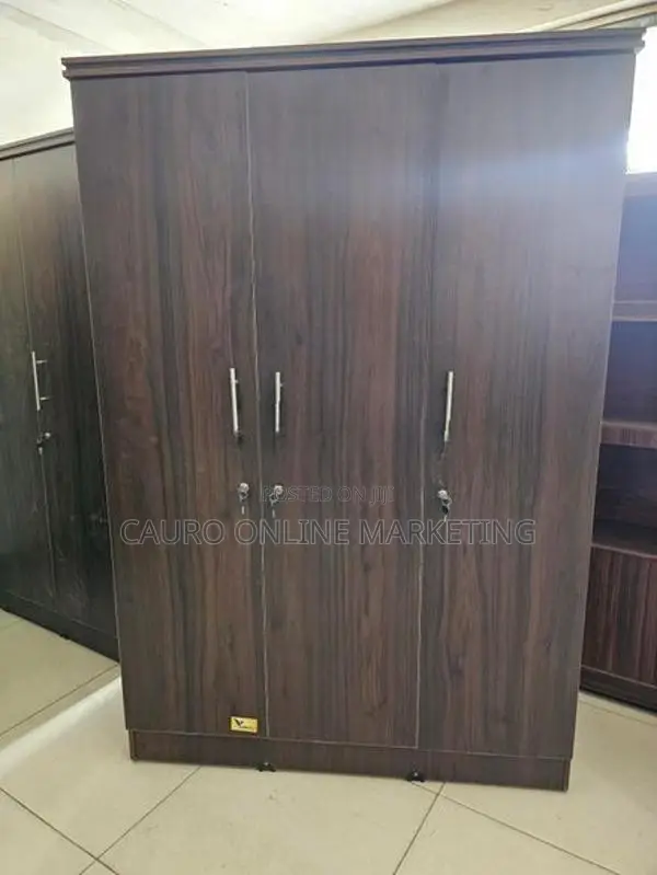New Melamine 3 Door Cupboard Large 6*4 Wardrobe