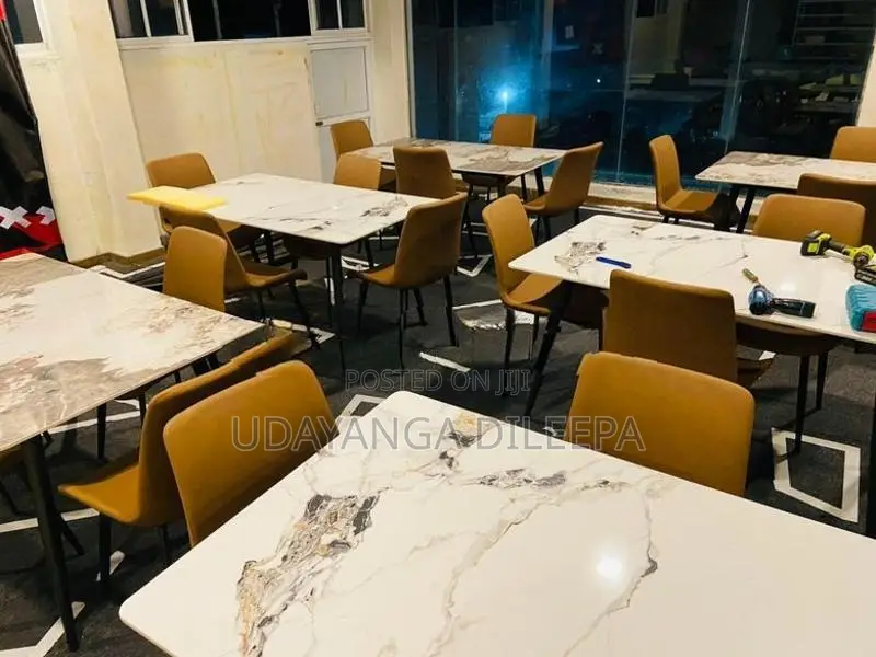 Coffee Shop Dining Table with Chairs